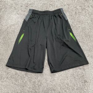 Unbranded Basketball Active Shorts Boys Kids Large Black Elastic Waist Pocket